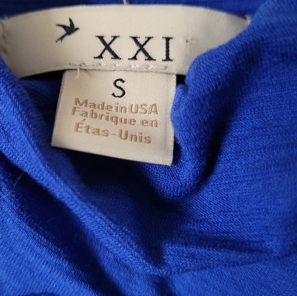 Xxi Made in the USA Blue Padded Tank Size S - Picture 8 of 10